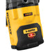 E-CLUTCH® safety light on DEWALT DCD130T1 60V MAX Mixer/Drill activating to protect user from injury