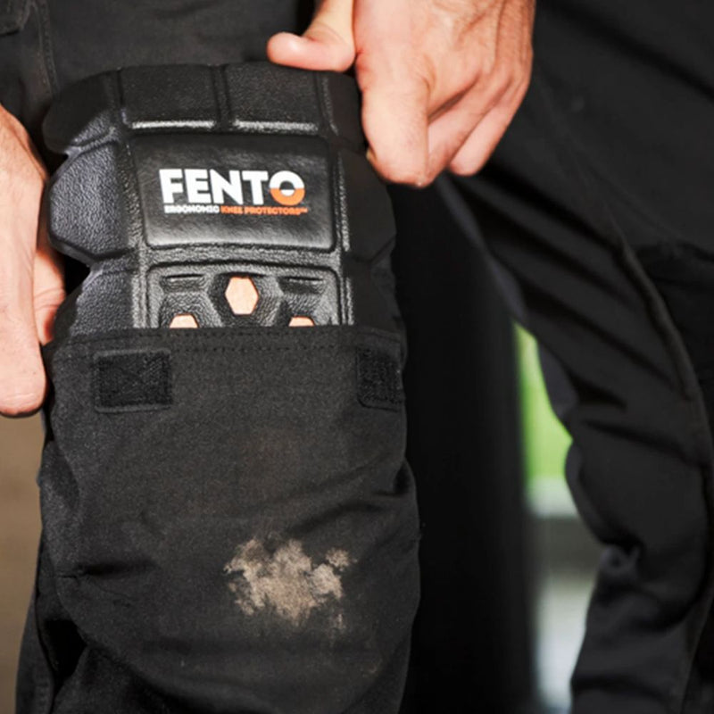 FENTO POCKET M2 installed in work trouser kneepad pocket
