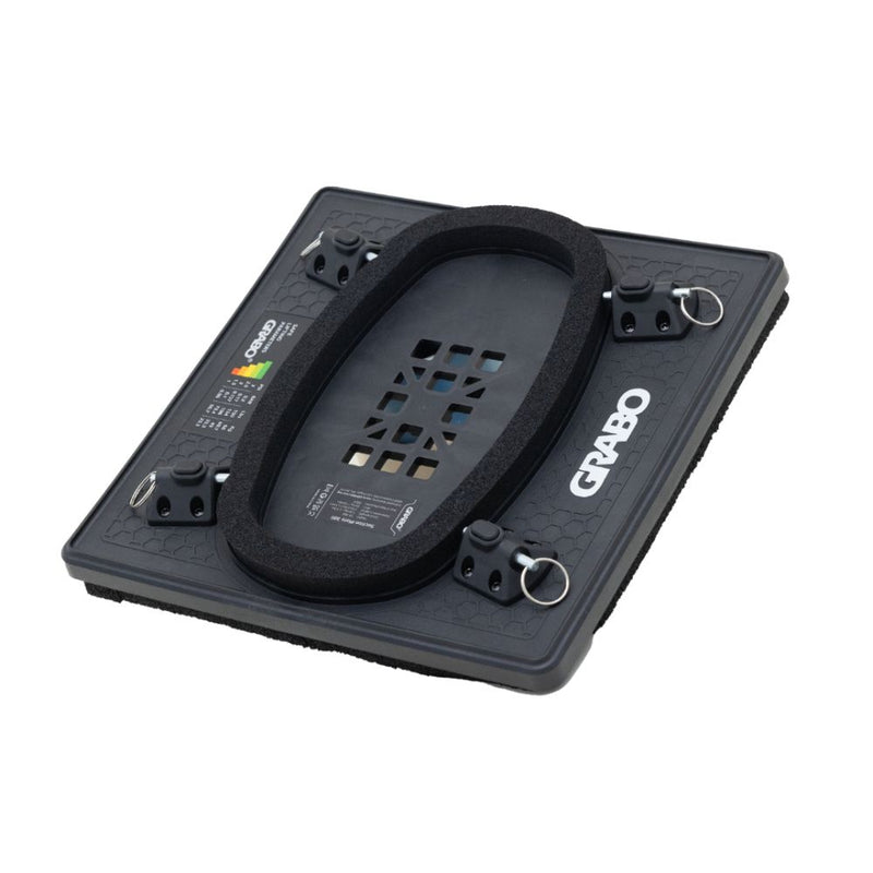 GRABO HIGH-FLOW comes with 12x12 inch suction plate