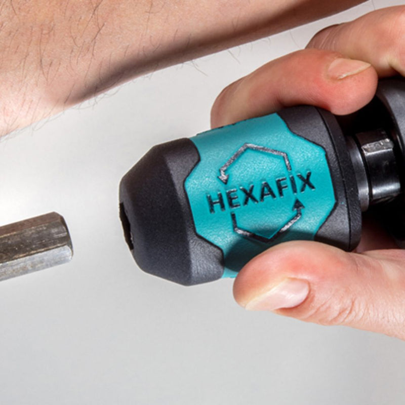 Tool-free paddle change system from Collomix