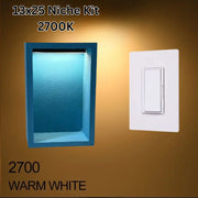 Illuminiche illuminated LED shower niche, model IN1325K-2700K