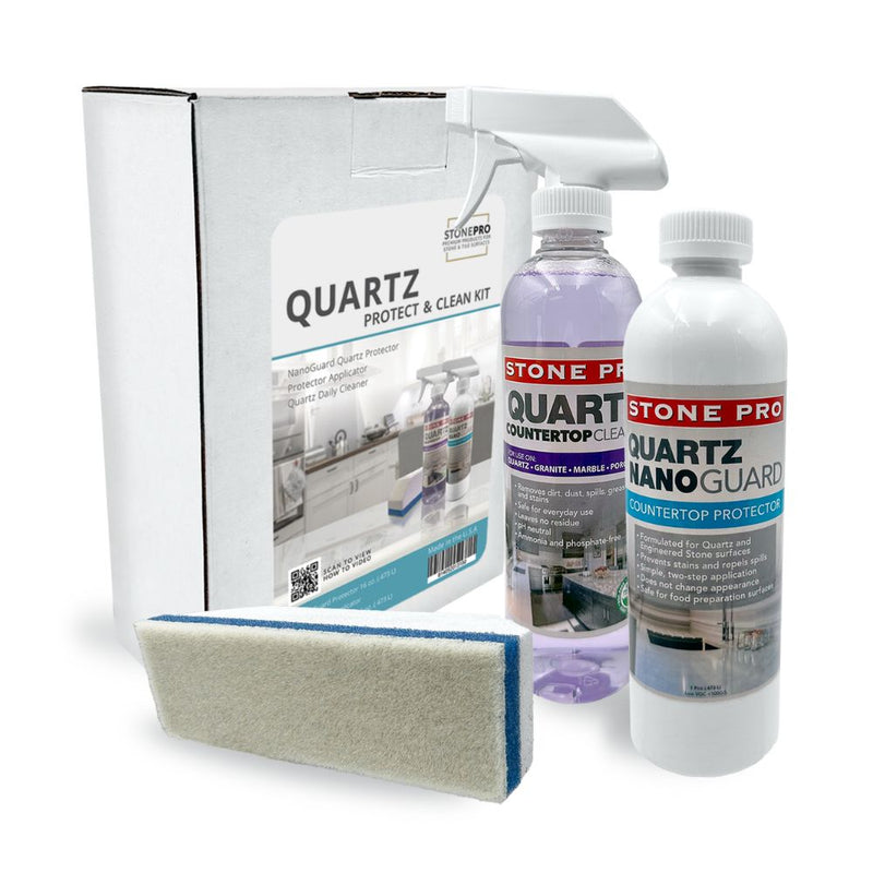 StonePro Quartz Protection NanoGuard Kit with applicator