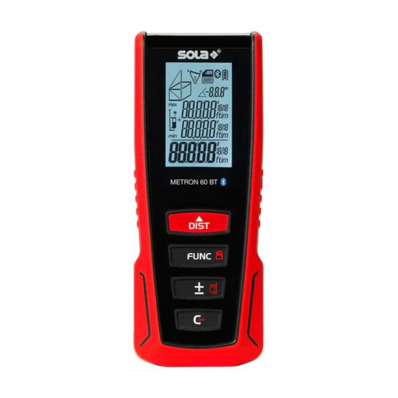 SOLA METRON 60 BT Laser Distance Measurer with Bluetooth