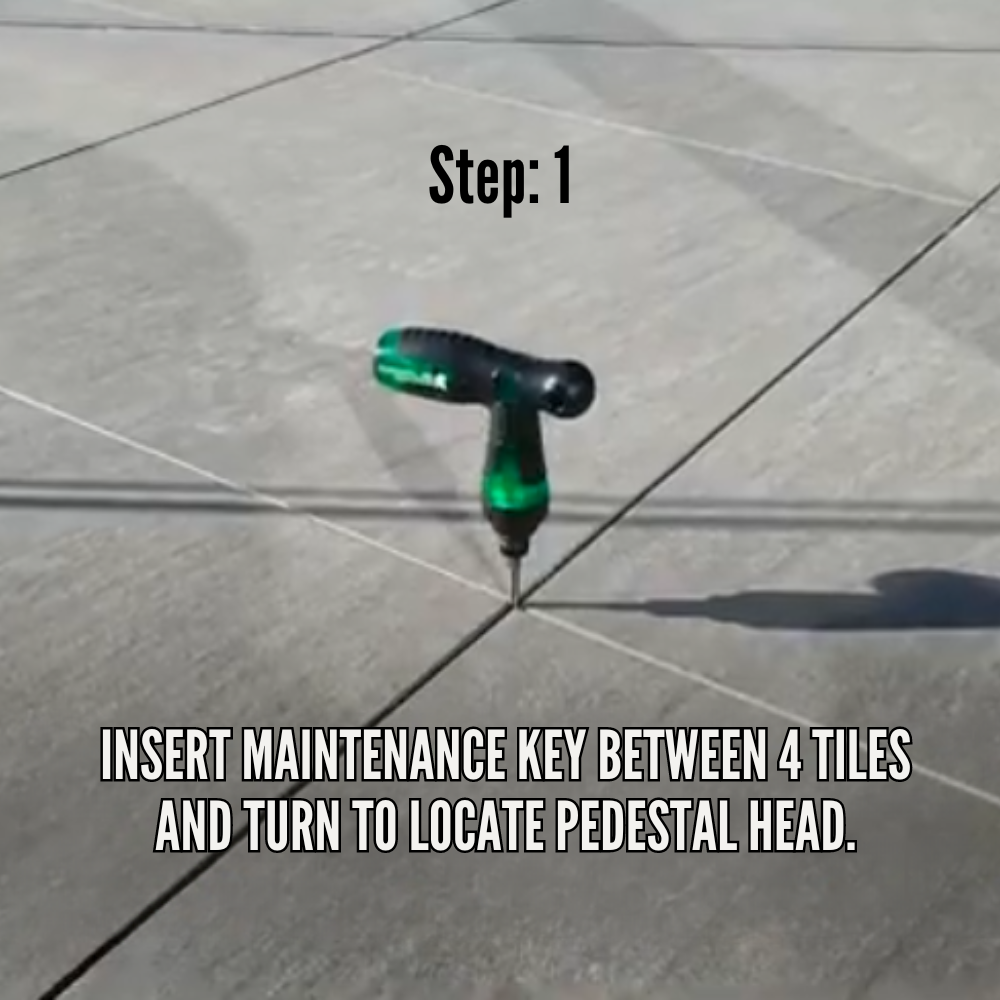 Maximus Pedestal Adjustment Key for Micro Adjustments | TileTools