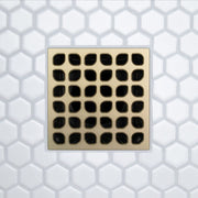 FloFx Satin Gold Drain - Modern Retro design