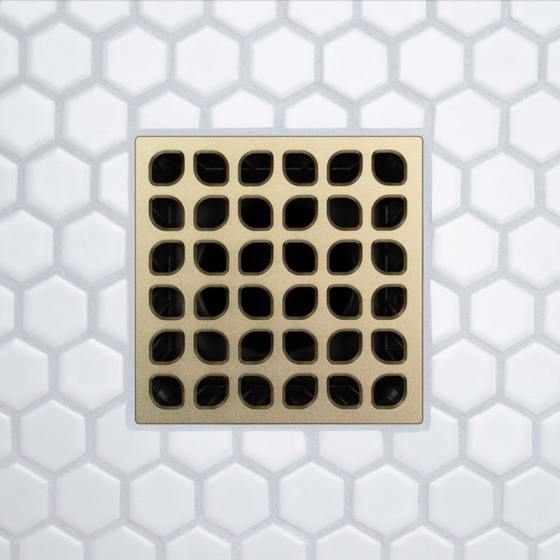 FloFx Satin Gold Drain - Modern Retro design
