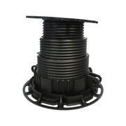 Maximus pivoting head makes it easy to adjust the slope and level of an elevated floor.