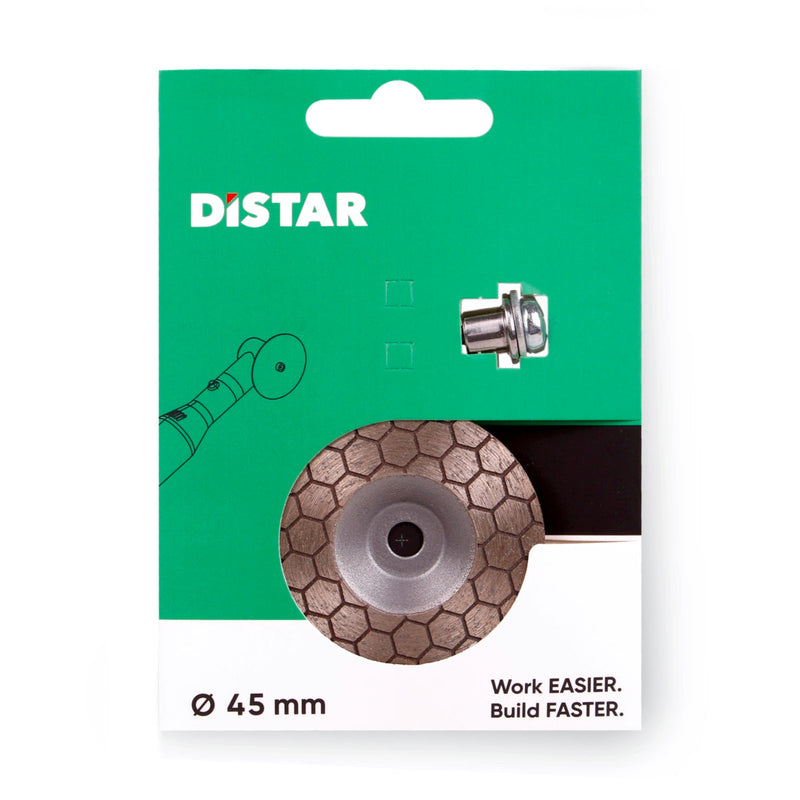 DISTAR Nectar – 2" Diamond Grinding Cup (45mm, 100 Grit) for Porcelain Tile & Stone – product view 3
