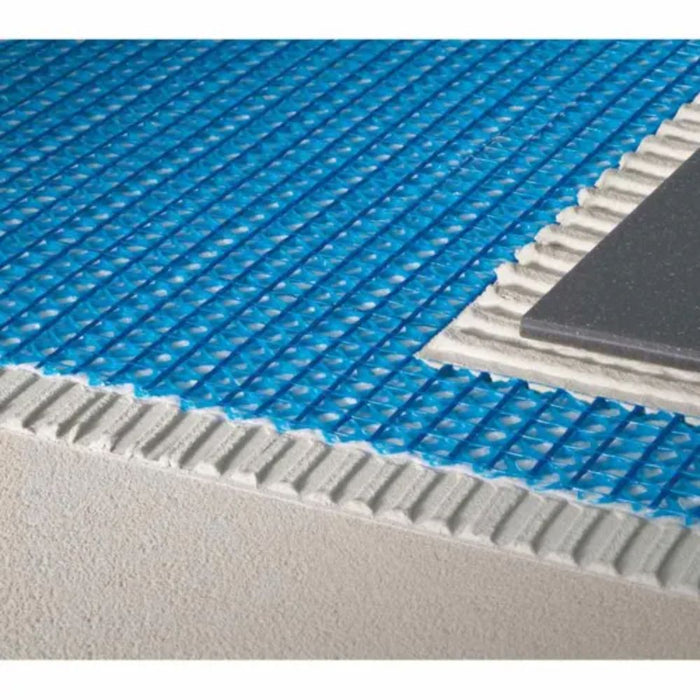 Cross-section of Blanke Permat installed on a floor