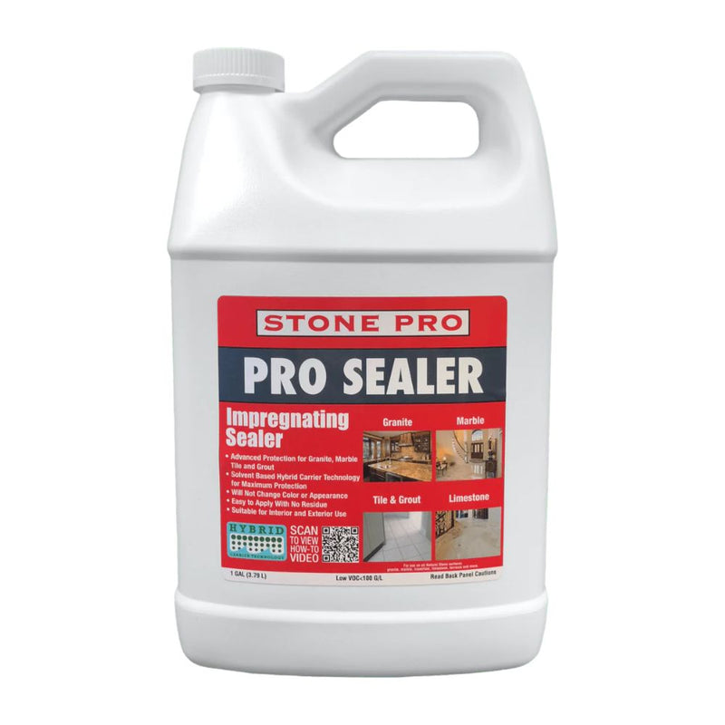 Gallon size StonePro Pro Sealer Professional granite, marble, tile, grout and limestone sealer for countertops