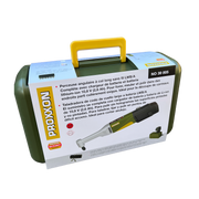 Proxxon tool packaging with a yellow handle on a white background