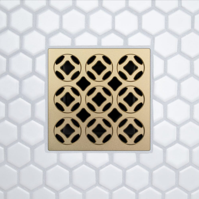 FloFx Satin Gold Drain - Radius 3D design