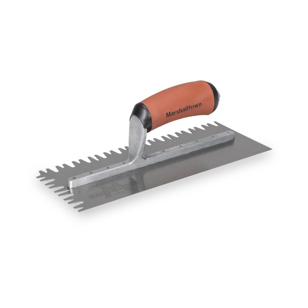 Marshalltown Sawtooth Notched Trowel – 95% Mortar Coverage — TileTools