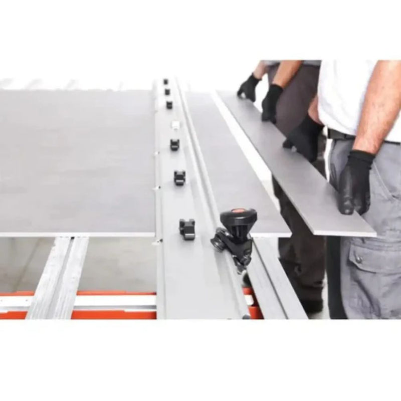 SNAP cutting pliers removing scored tile slab from Raizor MkII