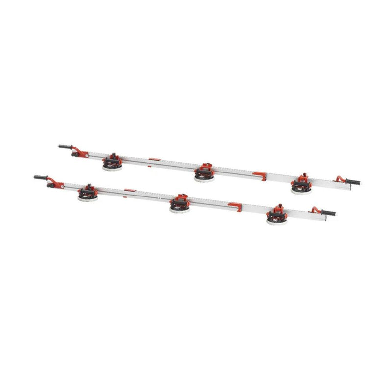 EASY-MOVE Saugheber-System mit Griffstangen und Saugplatten für Großformatfliesen