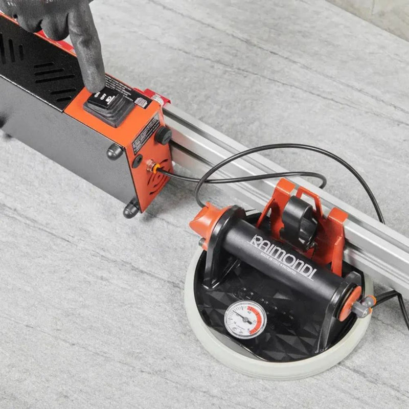 Raimondi battery-powered vacuum kit mounted on Easy-Move frame