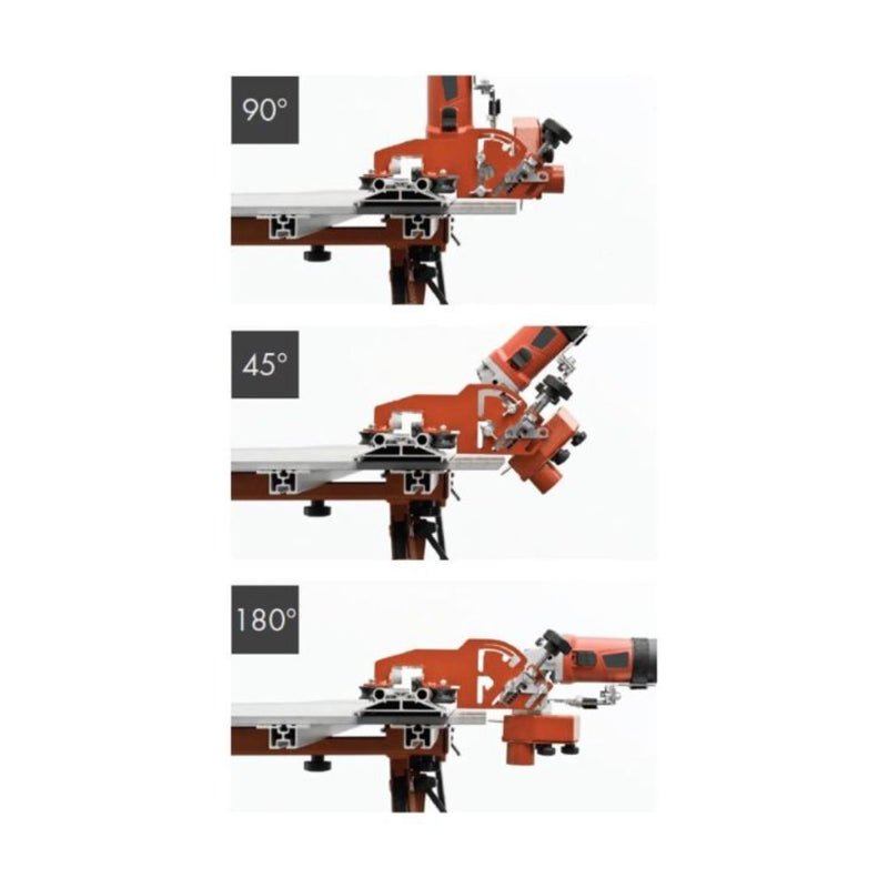 Raimondi Power Raizor MkII showing three cutting angle positions