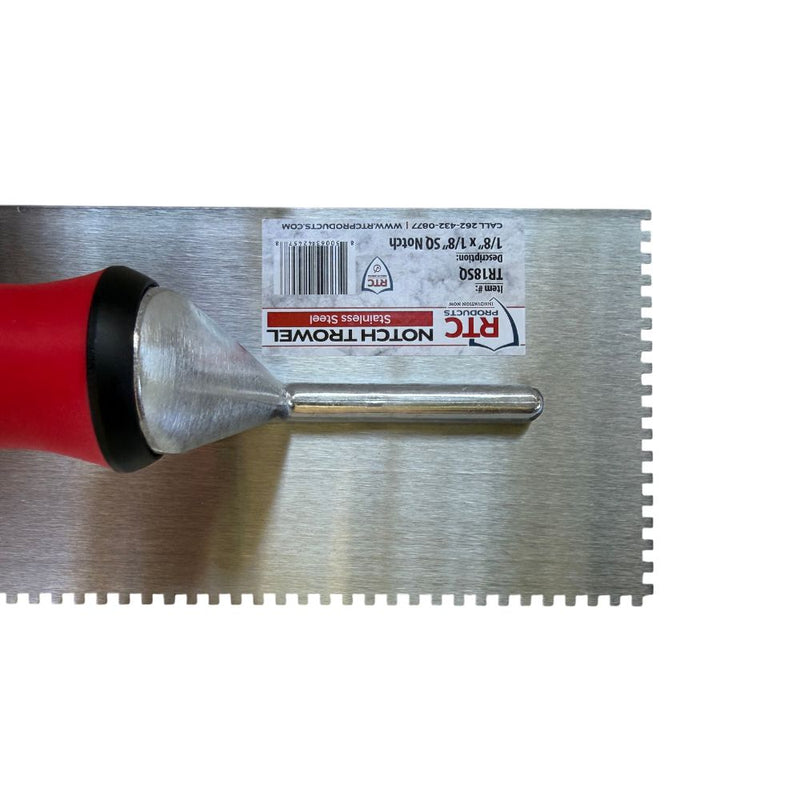 RTC Products Stainless Steel Notched Tile Trowels