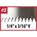 RTC 1/4" x 3/16" V-Notch Trowel for Tile Adhesive Application