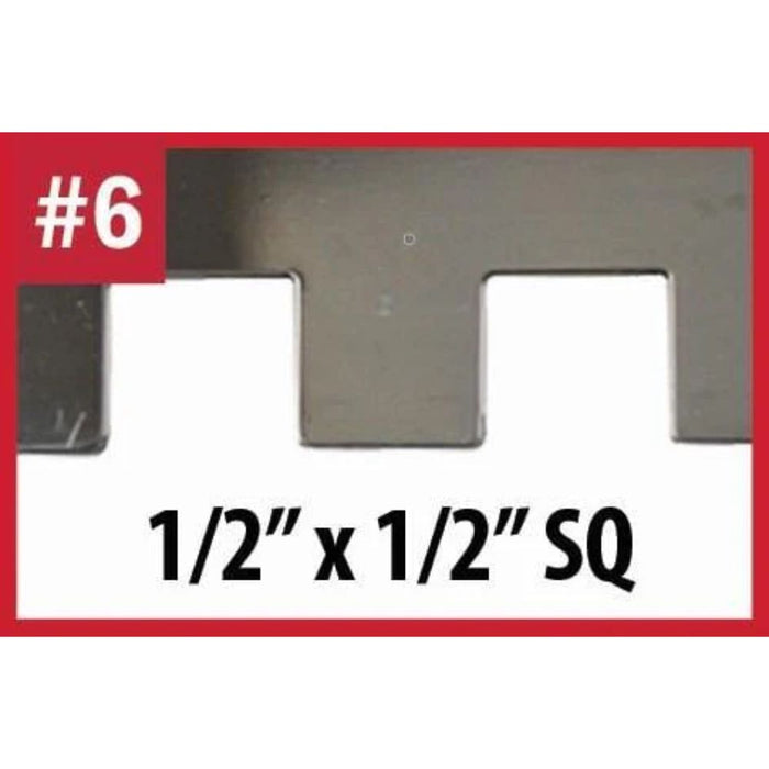 RTC Switch Blade 1/2" x 1/2" Square Notch Trowel for Tile Installation