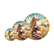 WASTELAND RIPPER diamond tile blades in cascading sizes – 4.5-inch, 7-inch, and 10-inch arranged for visual comparison