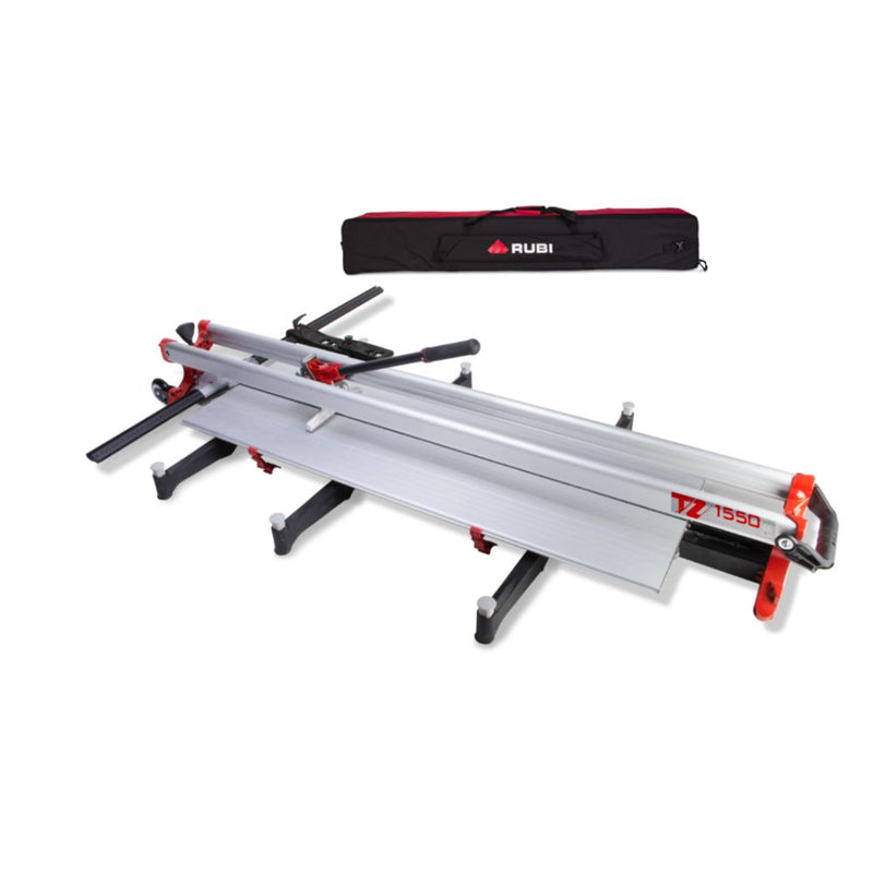 Rubi TZ-1550 large format tile cutter with 61" maximum cut length