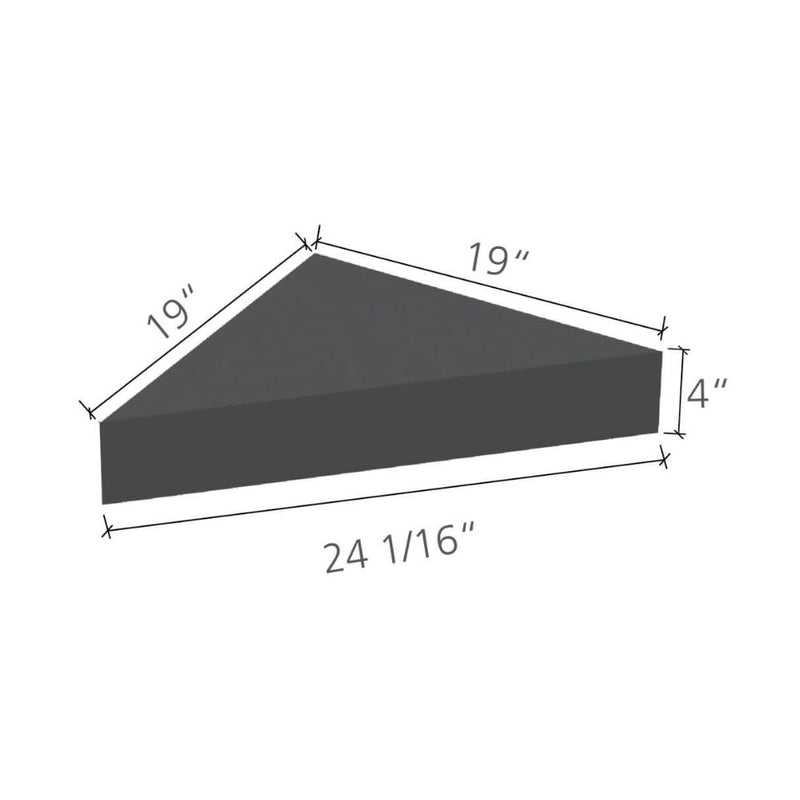 wedi shower seat with dimensions 19 inch x 19 inch