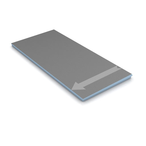 Shower pan extension 60" x 12", gray textured board