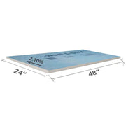 wedi S-Dry Shower Extensions, 48 in x 24 in panel, 2.10% slope
