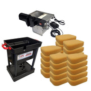 WrinGo Automatic Sponge Machine bundle with workstation and 25 Hydra XL sponges