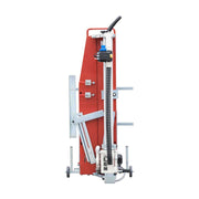 Top-down view of Raimondi LEM 105 saw showing tile support arms and blade track