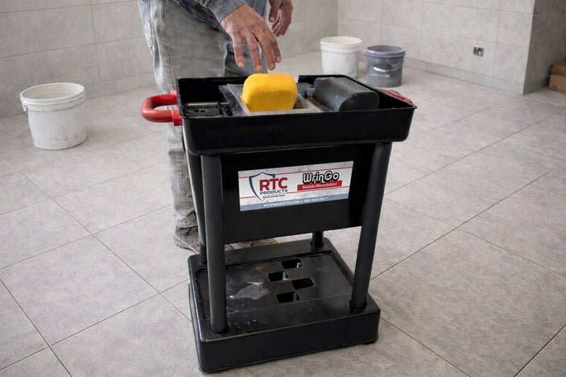 WrinGo Automatic Sponge Machine Workstation Bundle with 25 Hydra XL Sponges