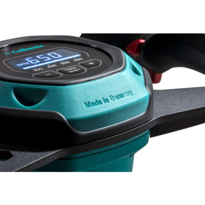 Collomixer XQ6 with integrated digital timer and 8-speed display