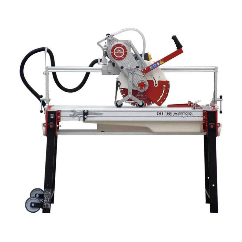 Zipper 105 model is shown with an integrated plunge feature, water tank, and stand.