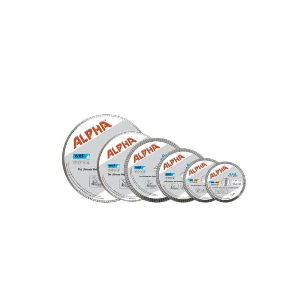 Alpha Q-Cut Turbo Diamond Blades - Precision Stone Tile Cutting