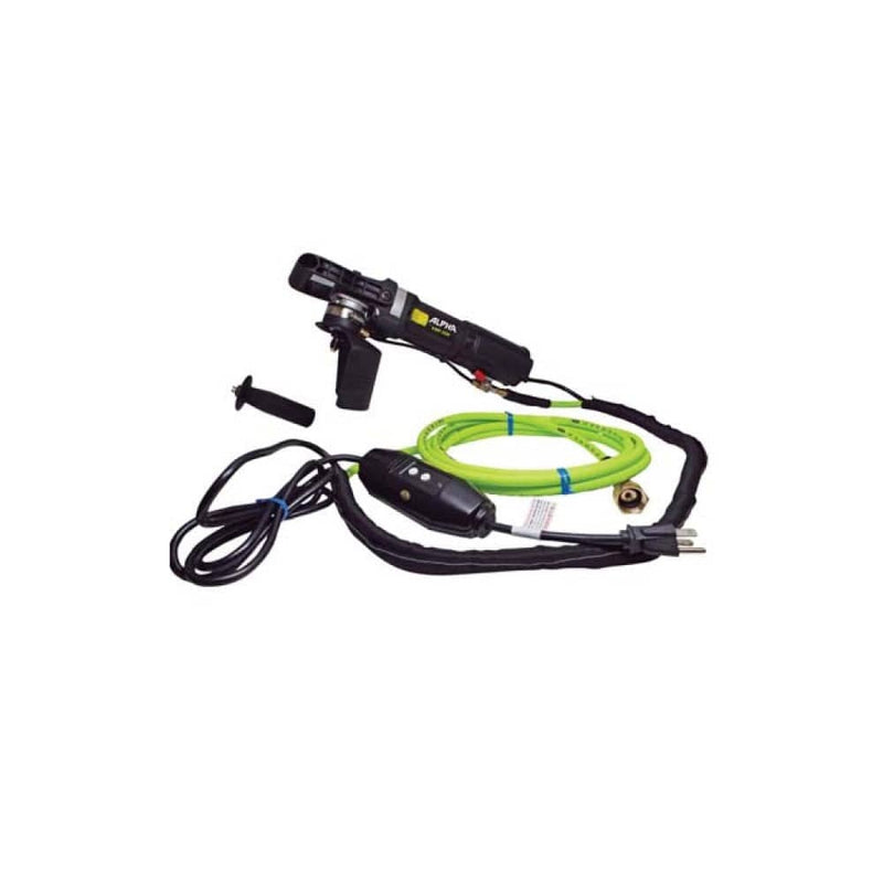 The Alpha VSP-320 Variable Speed Polisher, a powerful and durable tool with a 15ft long cors for easy handling.