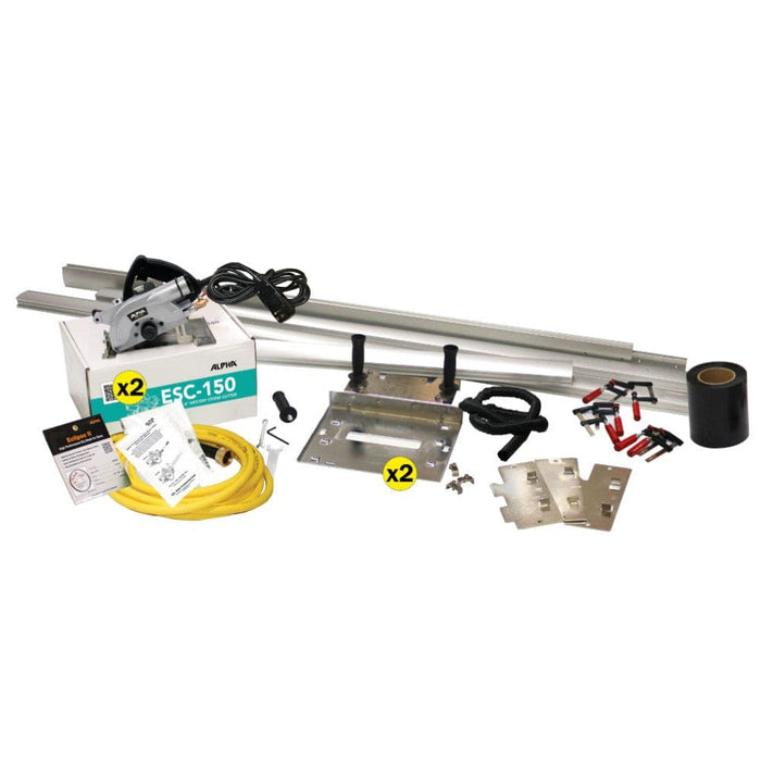 Alpha ESC-150 miter kit components for a all in one miter cutting kit