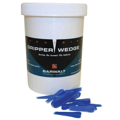 Tile Wedges bucket (Gripper): blue wedge pieces at the base