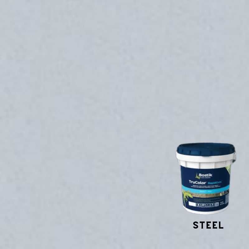 Bostik Dimension RapidCure Grout in Steel Color - Reflective Glass Beads