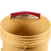 Bucky Scrape attached to a 5-gallon bucket