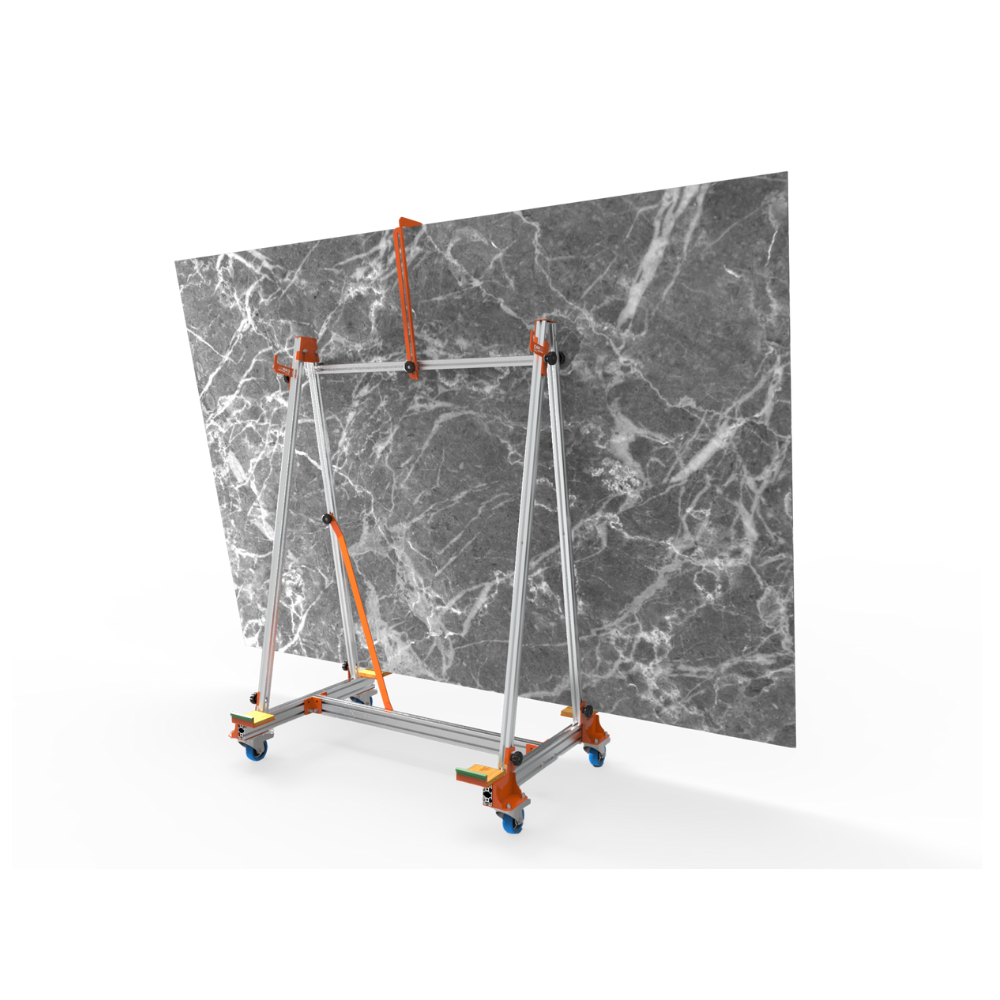 Tile Handling Racks BATTIPAV CARGO Plate Handling Trolley | Efficient Large Format Tile ...