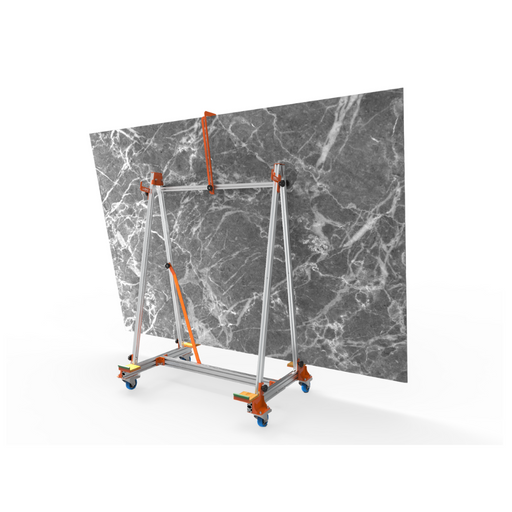 BATTIPAV CARGO Plate Handling Trolley fully assembled for transporting large format tiles up to 1600x3200 mm (63"x126")