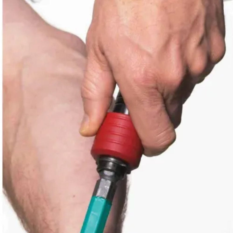 Hexafix® Quick-Change System: Easy paddle changes for different materials.