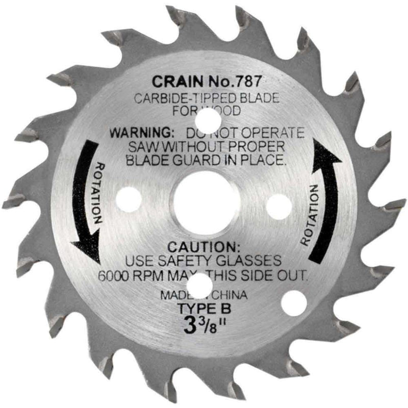 Crain 787 Carbide Tipped 3-3/8" Toe Kick Blade - TileTools