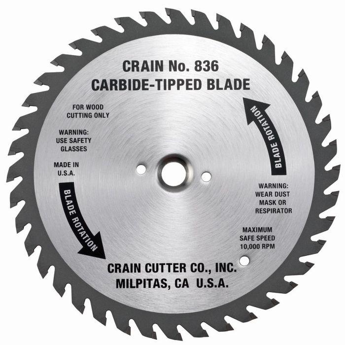 Crain 836 6-1/2" Carbide Tipped Steel Blade