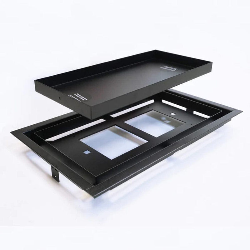 Luxe Framed OG Floor Vent in elegant interior setting