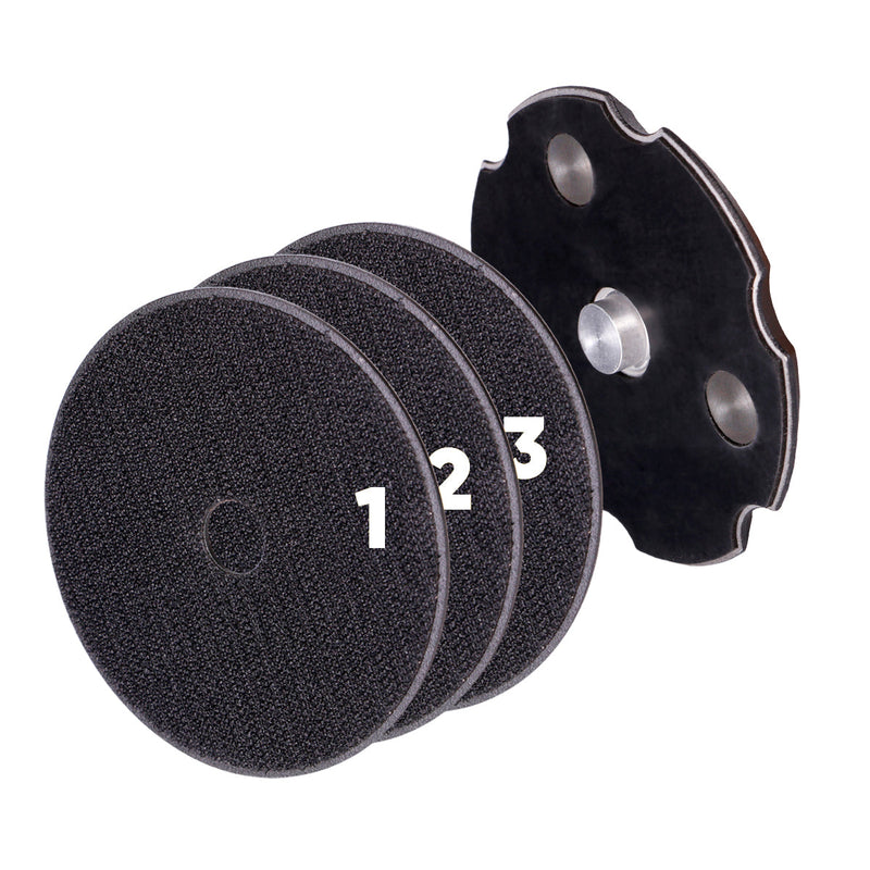 Click-Lock PRO 4" Magnetic Pad Holder – Quick Change System for Angle Grinder Polishing