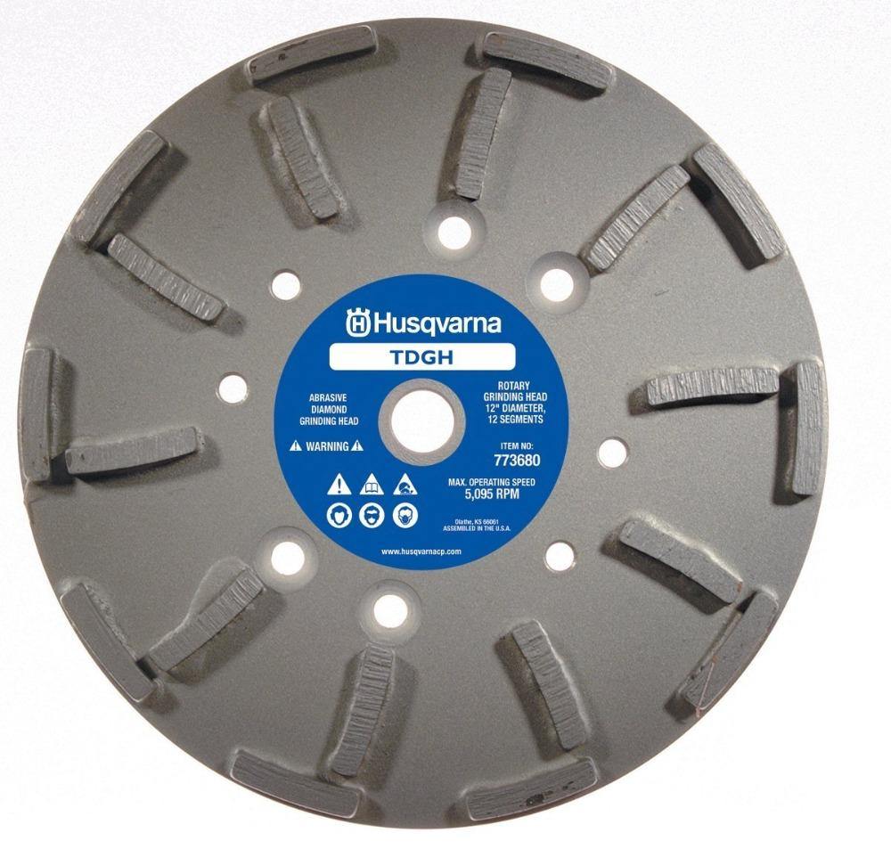 Husqvarna 10 Inch TDGH Concrete Diamond Grinding Head | TileTools.com