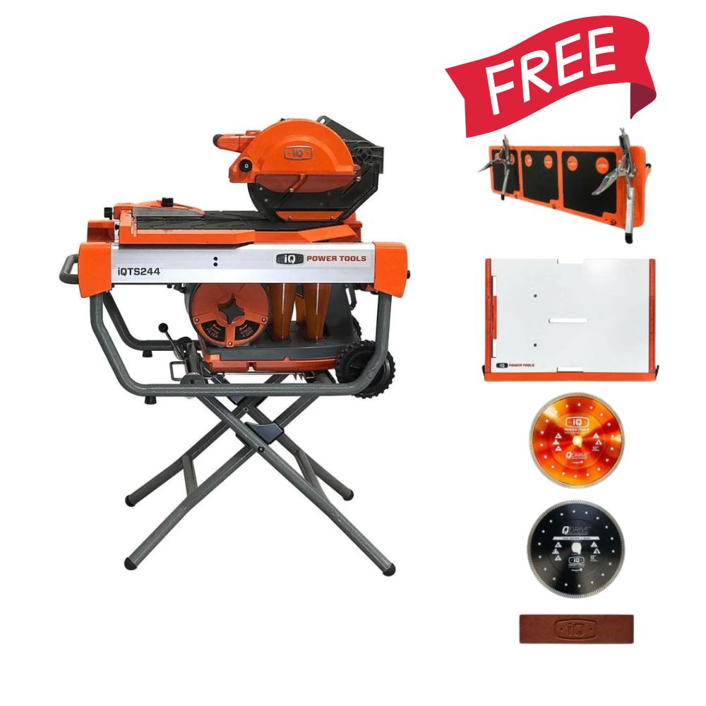 IQTS244 Dry-Cut Tile Saw with Dust Control | Save Time and Money