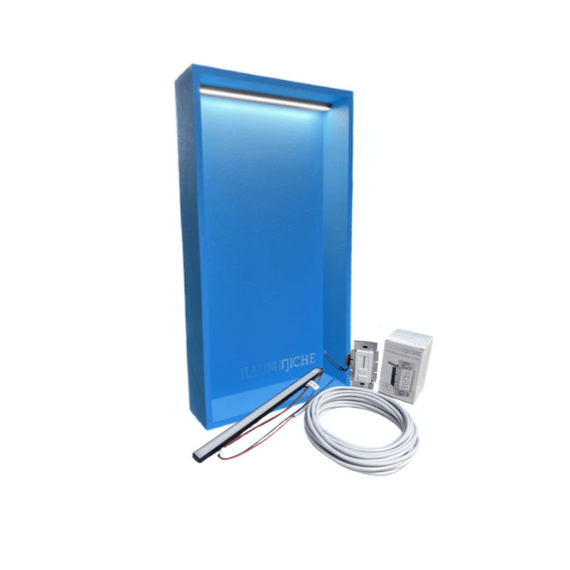 13 inch x 25 inch Illuminiche Illuminated LED Niche with switch